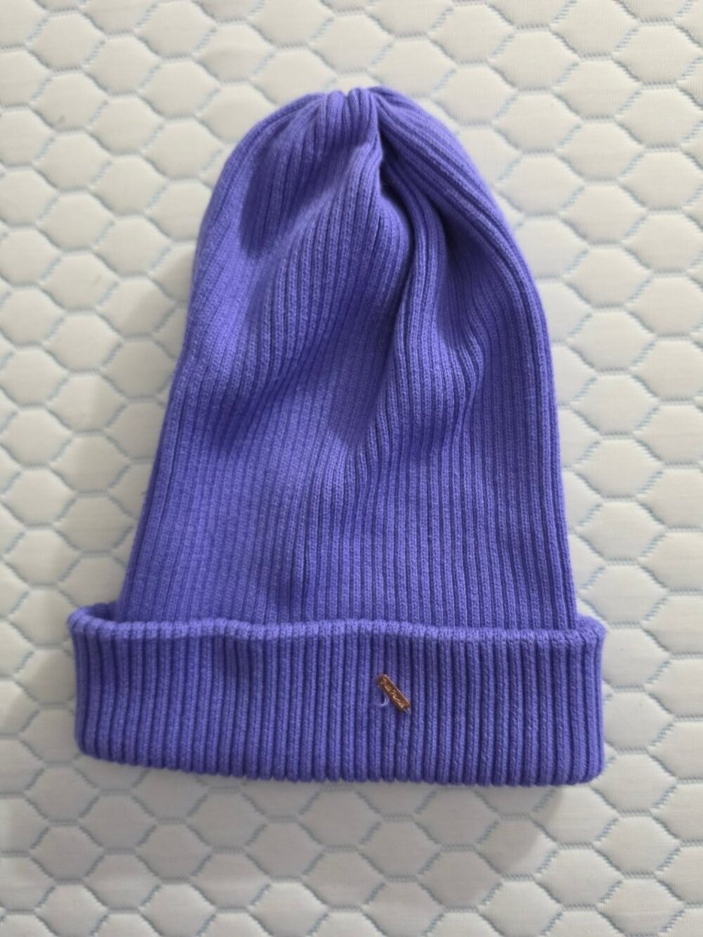 Free People Ribbed Beanie Periwinkle Blue